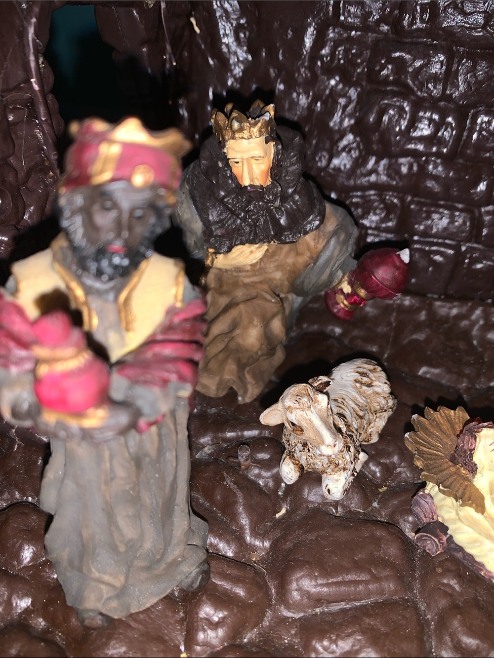 🎄 Fibre Optic Lighted Nativity-Set - Picture 4 of 10
